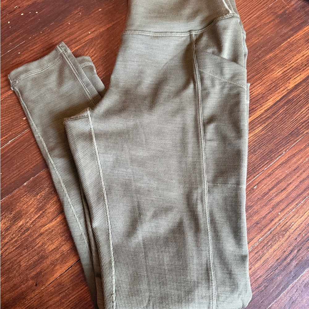 Prana Olive Green Leggings